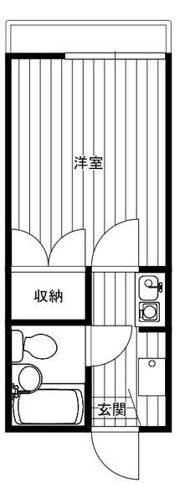 ハイム尾嵜小金井B棟の間取り画像