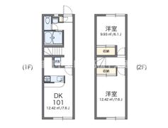 レオパレス東屋島の間取り画像