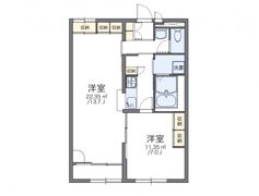 レオパレスマロンハイツ Ⅲの間取り画像