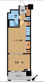 プライムアーバン日本橋横山町の間取り画像