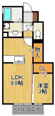 メゾンプランタニエール トロワの間取り画像