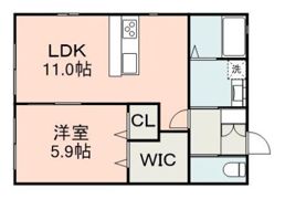 Rukia龍田の間取り画像