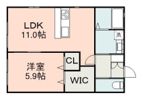 Rukia龍田の間取り画像