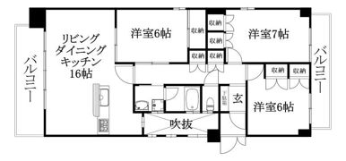ヴォルジュ石手の間取り画像