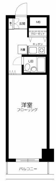 コスモ伊勢佐木長者町の間取り画像