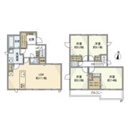 田柄戸建の間取り画像