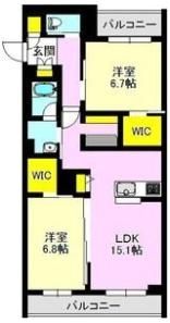 PSレジデンス高崎の間取り画像