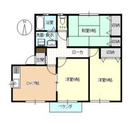 あくらコーポ Aの間取り画像