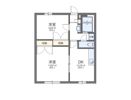 レオパレス鹿子木AREAⅡの間取り画像
