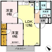 ビューバレー原田の間取り画像