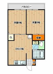 プレジュールメゾンⅣの間取り画像