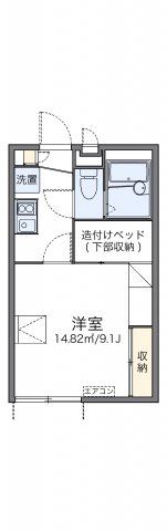 レオパレスシャンテ北舞子の間取り画像