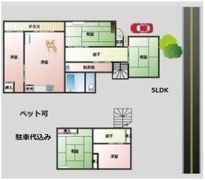 千種区戸建の間取り画像