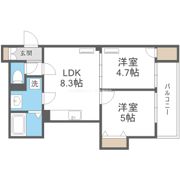 ピレーネ北条Ⅱの間取り画像