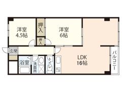 ウイング88の間取り画像
