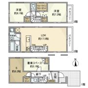 西蒲田戸建の間取り画像