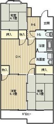大島ビル城下の間取り画像