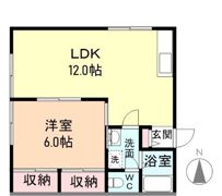 ビラージュ下新の間取り画像