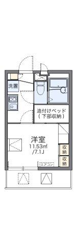 レオパレスFuminの間取り画像