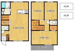 フルーレ南方II B棟の間取り画像