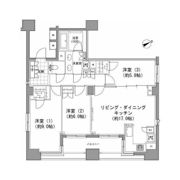 パークハビオ八丁堀の間取り画像