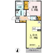 ルミエール出水の間取り画像