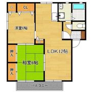 サンハイツ永犬丸Bの間取り画像