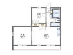 レオパレスエスペランサの間取り画像