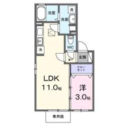 ブライトコート陽の間取り画像
