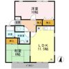 ハイカムール弐番館の間取り画像