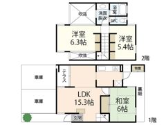 宮の町タウンハウスの間取り画像