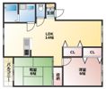 カーサエスペラールの間取り画像