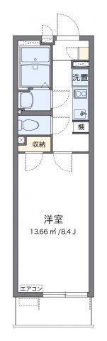 クレイノコンフォーティア SRの間取り画像