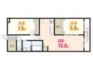 クレスト山本Ⅰの間取り画像