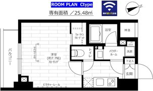 ステージファースト八丁堀の間取り画像
