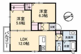 スマイルガーデン・Sの間取り画像