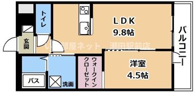 ポンテ・リング 弐番館の間取り画像