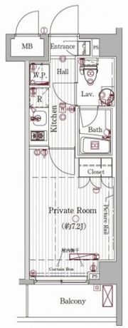 NISHI IKEBUKURO RESIDENCEの間取り画像
