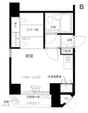 メインステージ江戸川橋の間取り画像