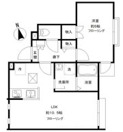 レフィナード尾山台の間取り画像