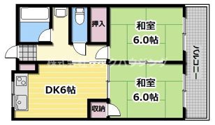 シャルマン四條畷の間取り画像