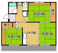 ビレッジハウス本城3号棟の間取り画像