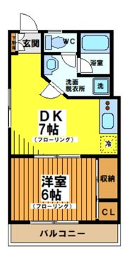 マンション富紀の間取り画像