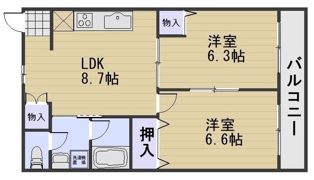 Precious-Kの間取り画像