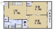 Precious-Kの間取り画像
