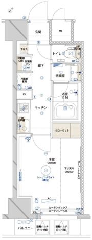 ザ・レジデンス・オブ・トーキョーC18の間取り画像