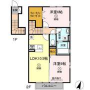 レゾナンツ B棟の間取り画像
