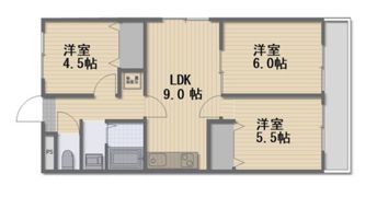 アクセスワケの間取り画像