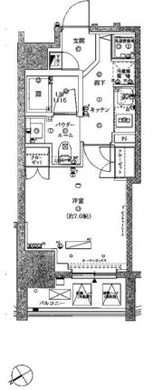フェルクルール上野駅前の間取り画像