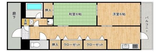 柳沢ガーデンハイツの間取り画像